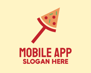 Modern Pizza Slice Logo