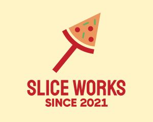 Slice - Modern Pizza Slice logo design