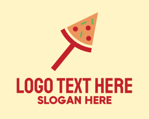 Modern Pizza Slice Logo