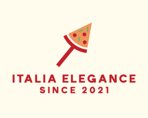 Italy - Modern Pizza Slice logo design