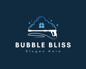 Bubble - Bubble Pressure Washer logo design