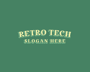 Retro Curve Business logo design