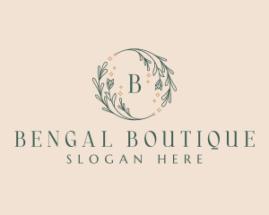 Floral Salon Boutique logo design