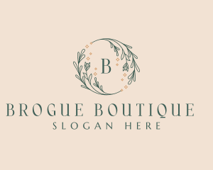 Floral Salon Boutique logo design