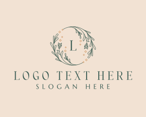 Luxury - Floral Salon Boutique logo design