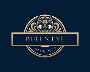 Luxury Bull Horn  logo design