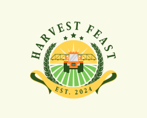 Agricultural Tractor Farm logo design