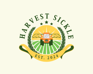 Agricultural Tractor Farm logo design