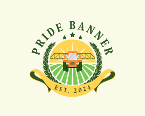 Agricultural Tractor Farm logo design