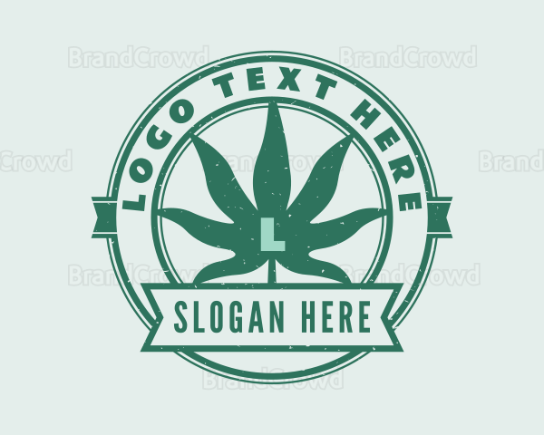 Marijuana CBD Medicine Logo
