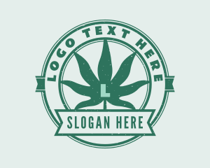 Green - Marijuana CBD Medicine logo design