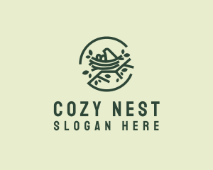 Bird Nest Park logo design