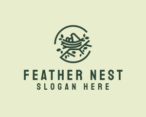 Bird Nest Park logo design