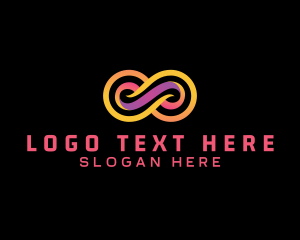 Advertising - Business Gradient Infinity Loop logo design