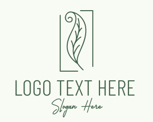 Herbal Spiral Leaf Logo