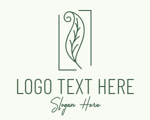 Herbal Spiral Leaf Logo