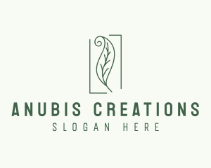 Herbal Spiral Leaf logo design