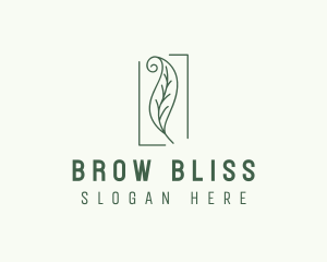 Herbal Spiral Leaf logo design