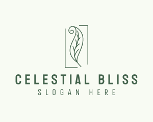 Herbal Spiral Leaf logo design