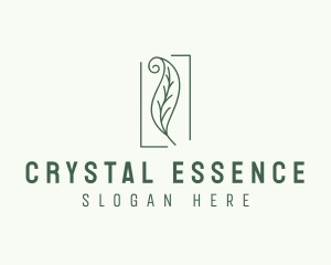 Herbal Spiral Leaf logo design