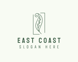 Herbal Spiral Leaf logo design