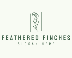 Herbal Spiral Leaf logo design