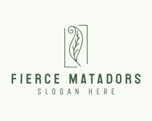 Herbal Spiral Leaf logo design