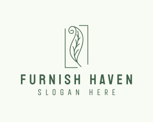 Herbal Spiral Leaf logo design