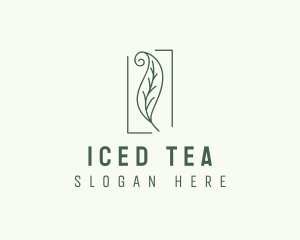 Herbal Spiral Leaf logo design