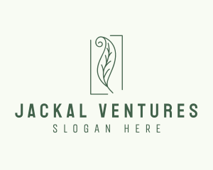 Herbal Spiral Leaf logo design