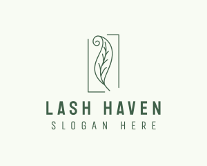 Herbal Spiral Leaf logo design