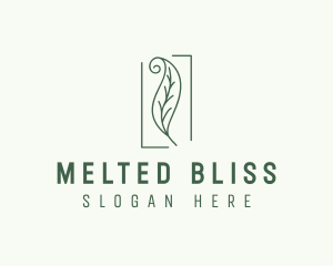 Herbal Spiral Leaf logo design