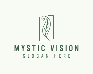 Herbal Spiral Leaf logo design