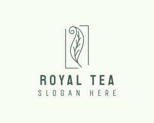 Herbal Spiral Leaf logo design