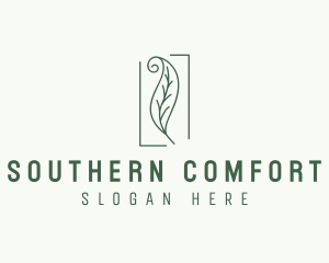 Herbal Spiral Leaf logo design