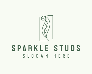 Herbal Spiral Leaf logo design