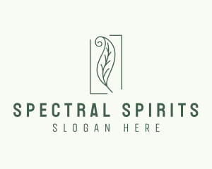 Herbal Spiral Leaf logo design