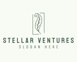 Herbal Spiral Leaf logo design