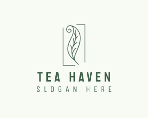 Herbal Spiral Leaf logo design