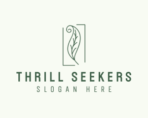 Herbal Spiral Leaf logo design