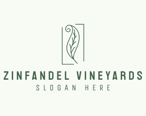 Herbal Spiral Leaf logo design