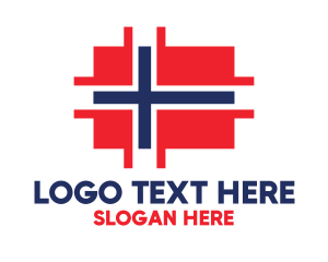 Futuristic - Modern Norway Tech logo design