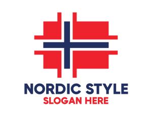 Scandinavian - Modern Norway Tech logo design