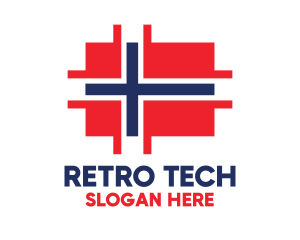 Modern Norway Tech logo design