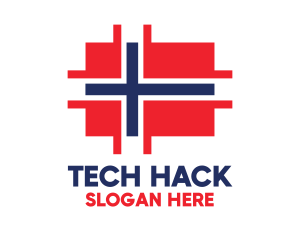 Modern Norway Tech logo design