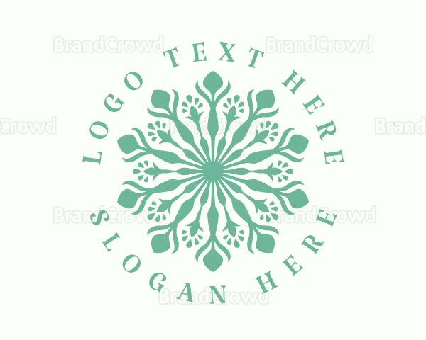 Eco Flower Mandala Logo