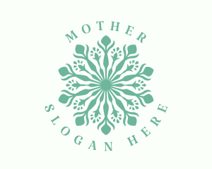 Aromatherapy - Eco Flower Mandala logo design