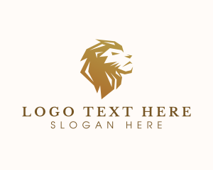 Lion - Wild Lion Jungle logo design