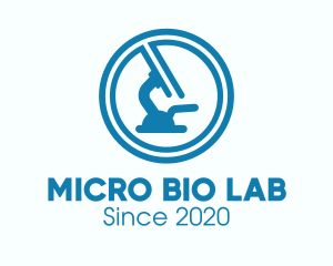 Blue Science Laboratory logo design