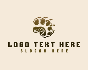 Outdoor - Paw Mountain Claw logo design